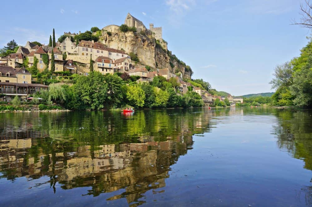 Dordogne - pretty river in Europe