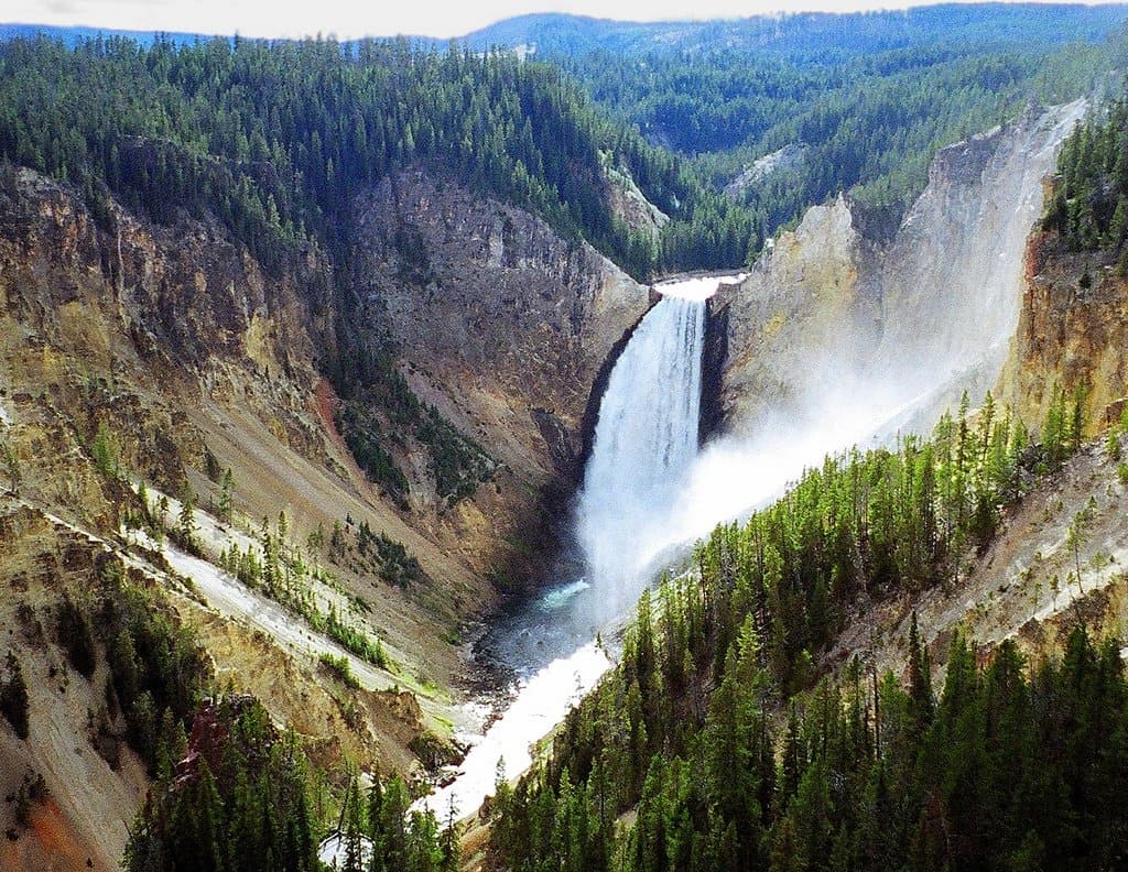 Yellowstone Park falls