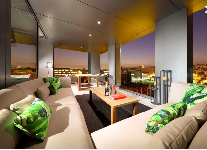 A screen shot of a living room at Hotel SB Glow in Barcelona