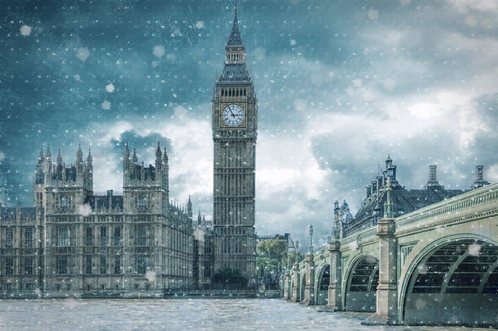 London in the winter