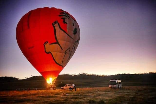 Hot Air Balloon Hunter Valley