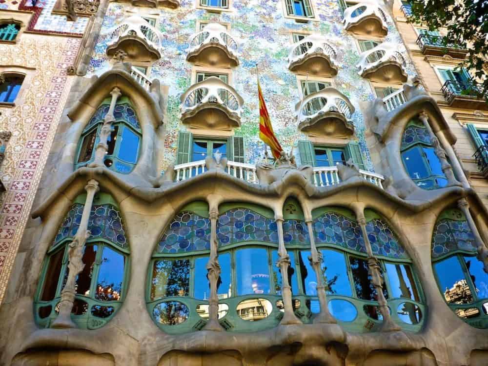Beautiful Casa Batlló in Barcelona Spain