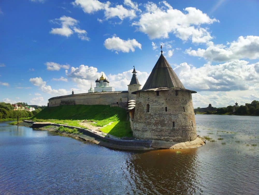 Pskov city of Russia