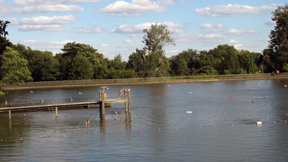 Outdoor swimming ponds, Hampstead Heath
