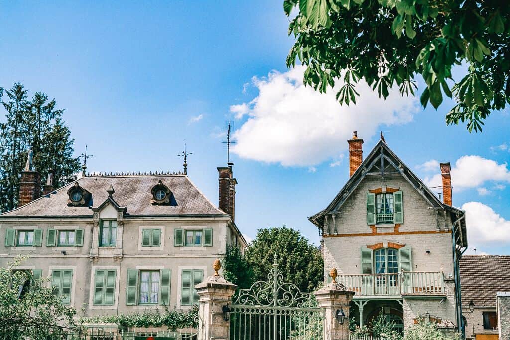 Pretty Shutterboard houses in Champagne France