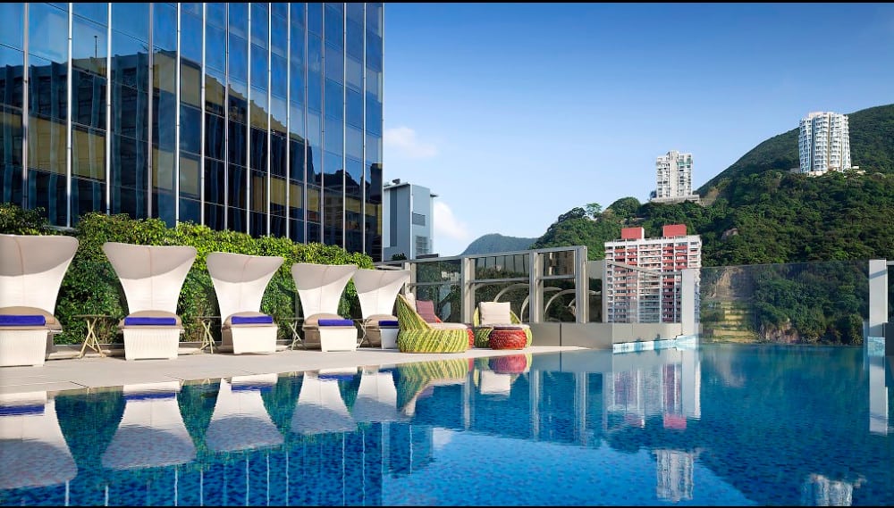 Swimming pool of Hotel Indigo Hong Kong Island