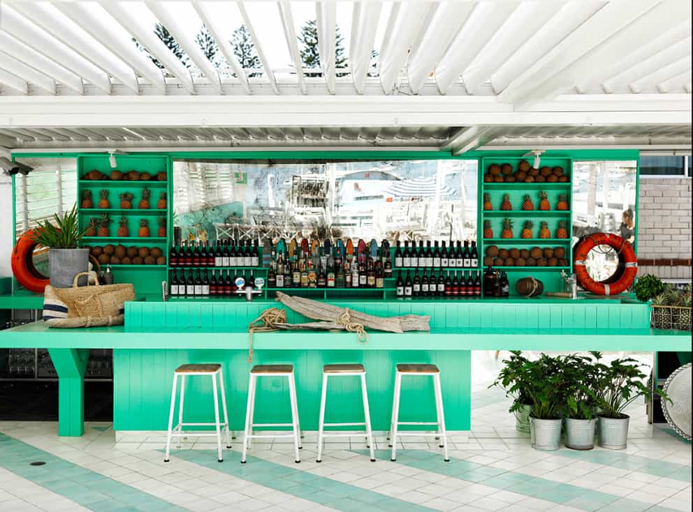 An inside view of Bar at Watsons Bay Boutique Hotel in Sydney