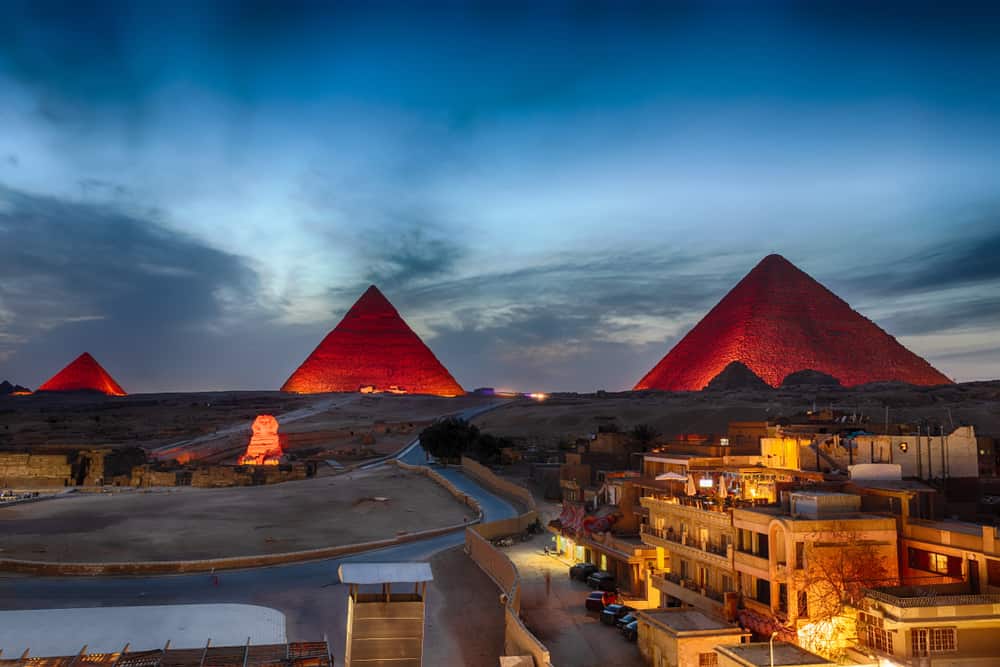 Pyramids at Giza Egypt