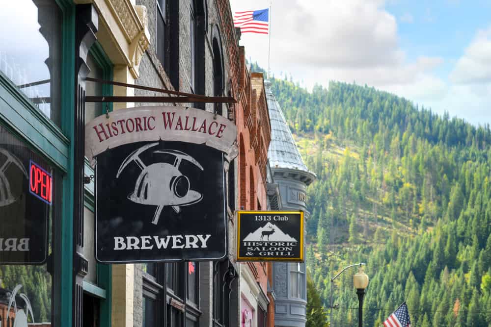 Wallace - pretty towns in Idaho