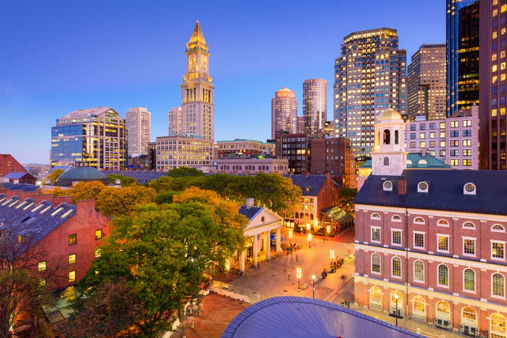 Most romantic hotels in Boston