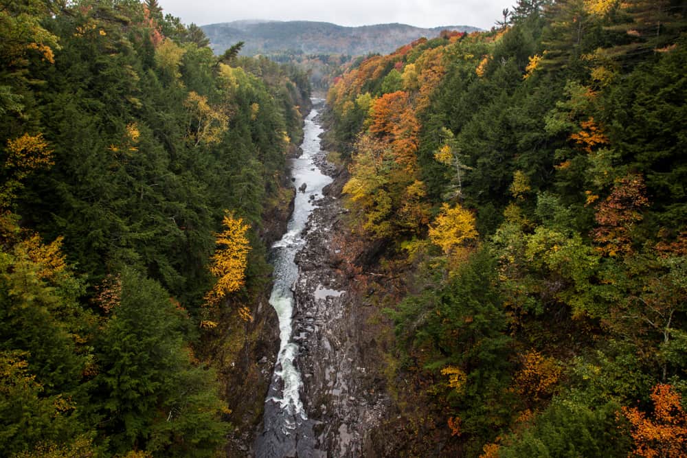 Quechee Gorge - beautiful places to visit in Vermont