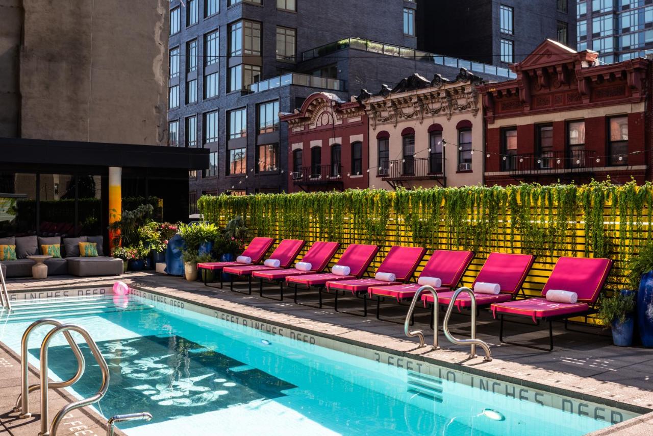 Cool hotel with a rooftop pool NYC