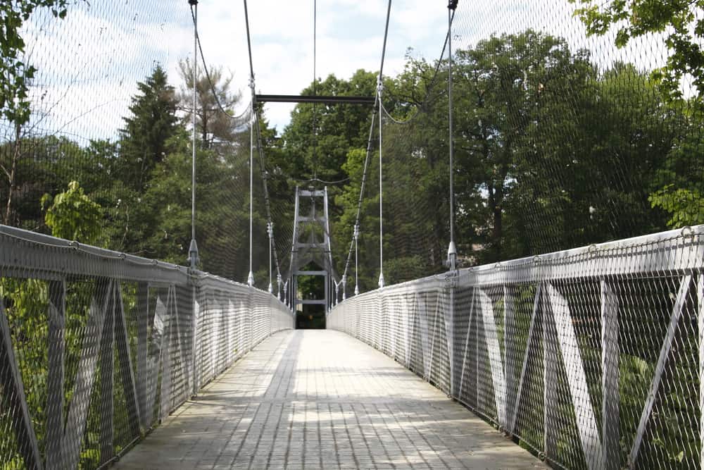 Ithaca suspension bridge