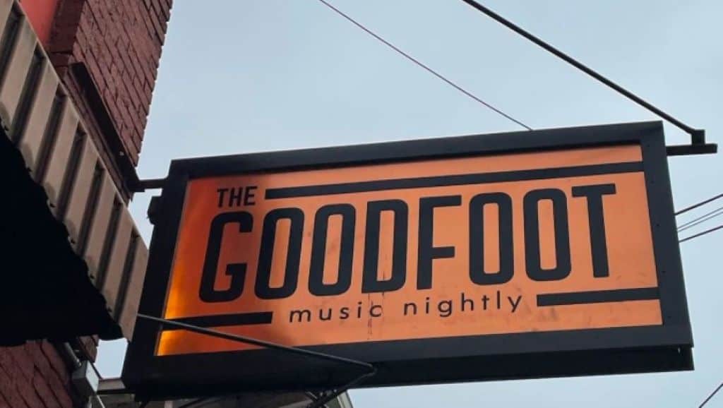 The Goodfoot two-level music venue