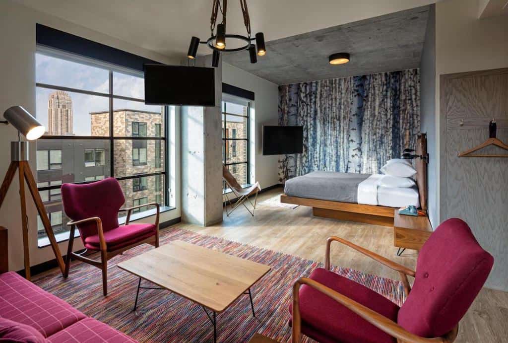 Instagrammable hotel in Minneapolis