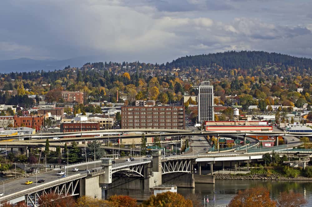 Morrison Bridge Portland Oregon