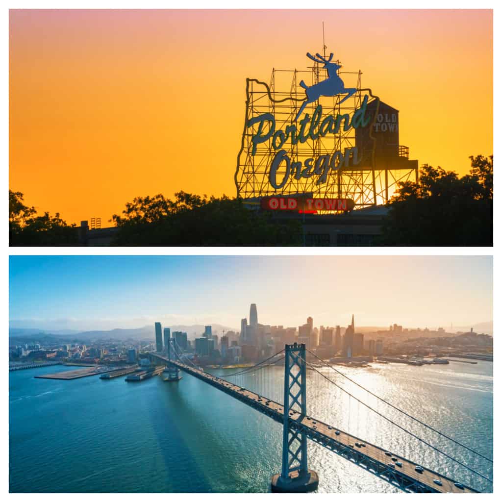 Portland versus San Francisco