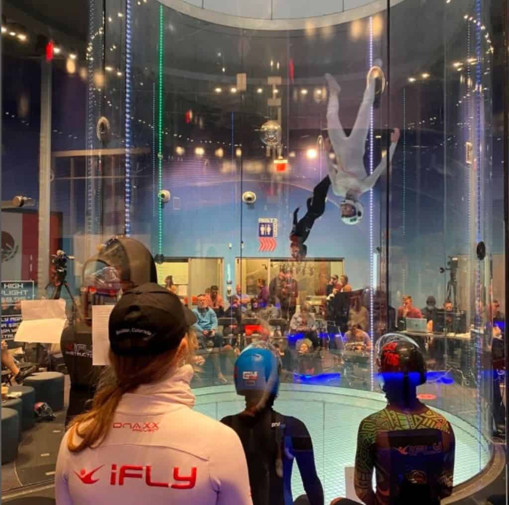 Skydiving Indoors at iFly - Portland