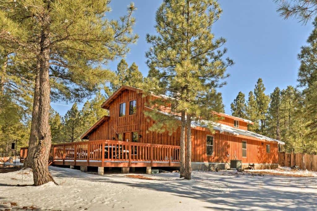 Flagstaff Cabin with Fireplace and Fire Pit on 5 Acres - AZ