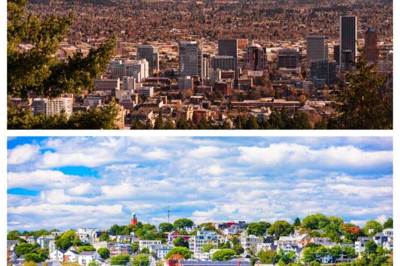 Portland, Oregon versus Portland, Maine - Living or Travel
