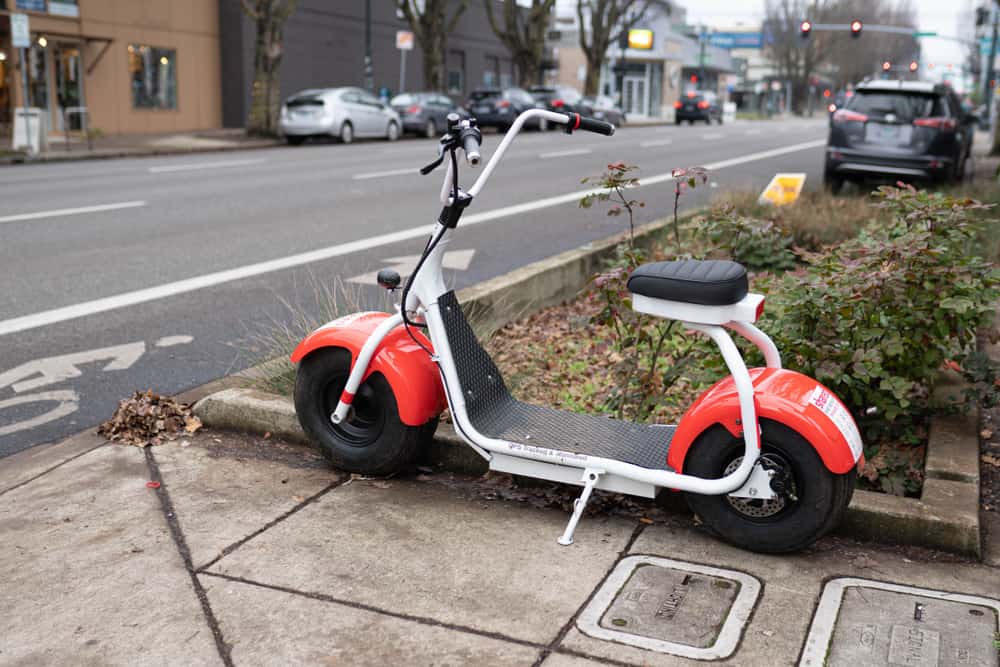 Scooter Parking in Portland Oregon