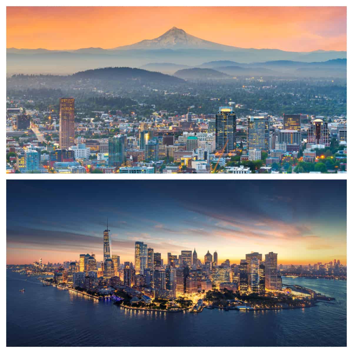 Portland vs. New York - A Living and Travel Comparison