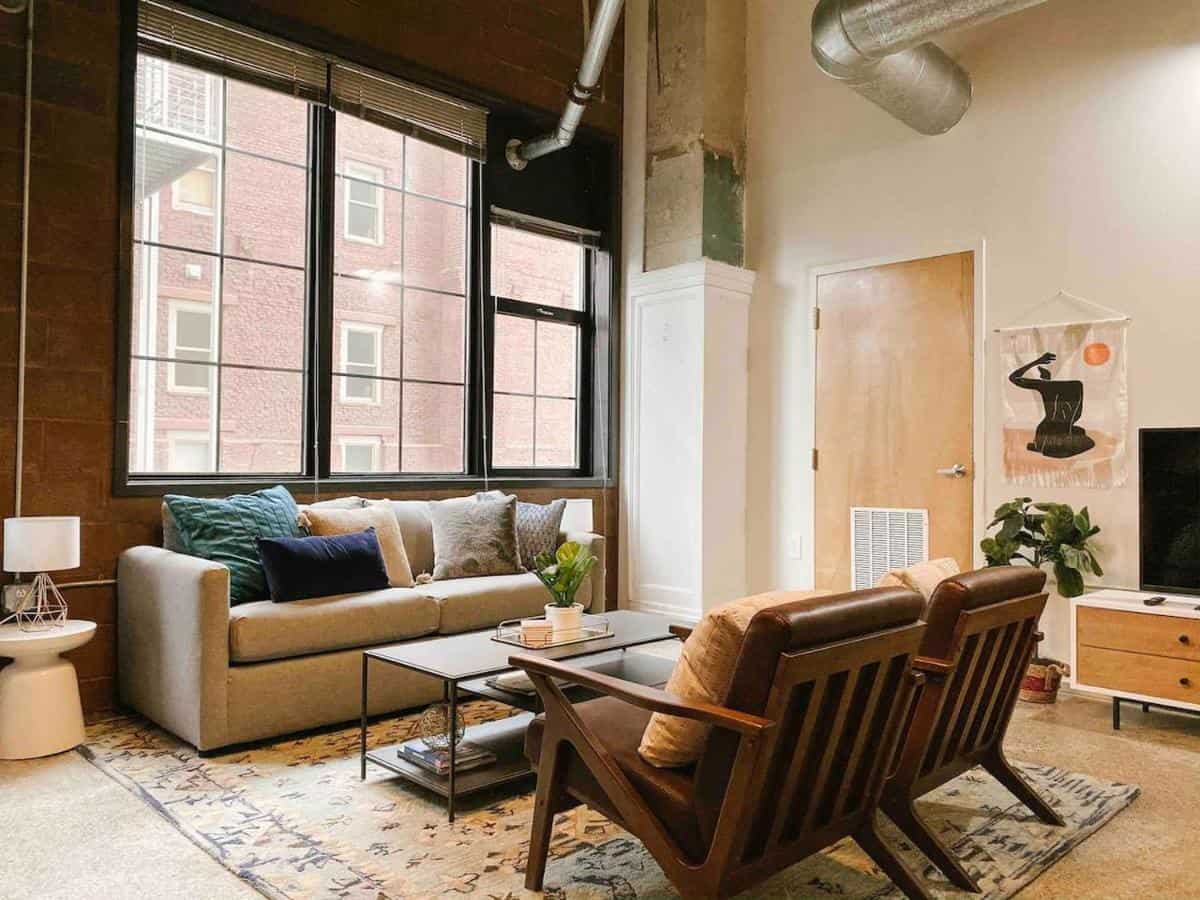Cozy Downtown Loft - one of the most Instagrammable apartments in Knoxville