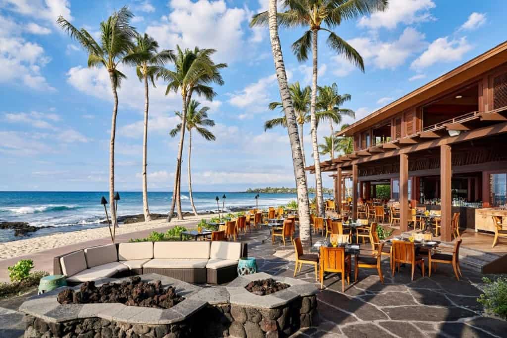 Four Seasons Resort Hualalai - an upscale, stylish, and breathtaking resort easily one of the most lavish places to stay in Big Island