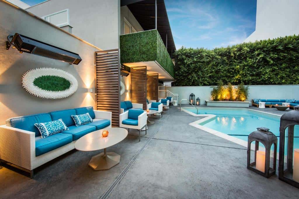 Mosaic Hotel Beverly Hills - easily one of the coolest hotels to stay in Beverly Hills perfect for Millennials and Gen Zs
