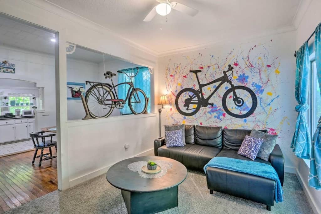 Pet-Friendly Hot Springs Home - Bike to Town! - an instagrammable, cute and creative accommodation located near to the Magic Springs Crystal Falls