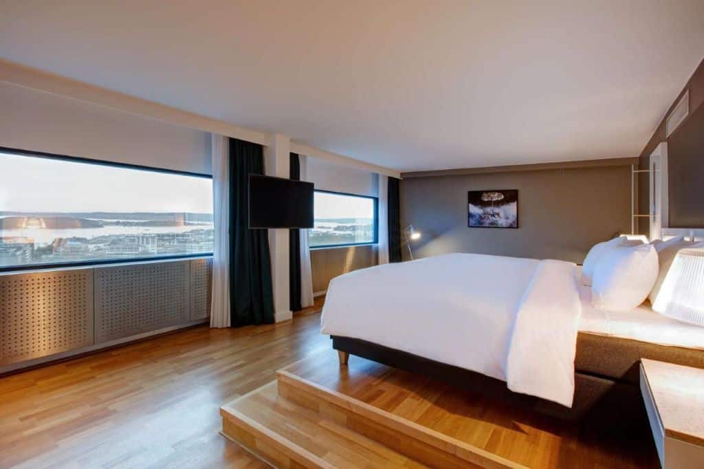 Radisson Blu Scandinavia Hotel - a modern and very Instagrammable city centre hotel offering fabulous views