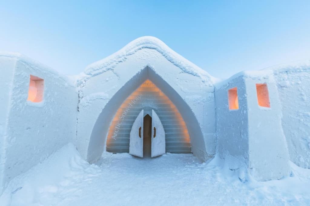 Arctic SnowHotel & Glass Igloos - a fun, unique and quirky accommodation featuring an ice restaurant and ice bar