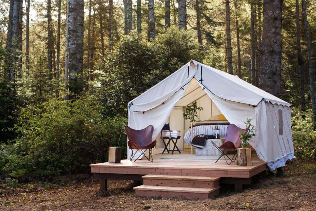 Cool camping accommodation - Mendocino Grove