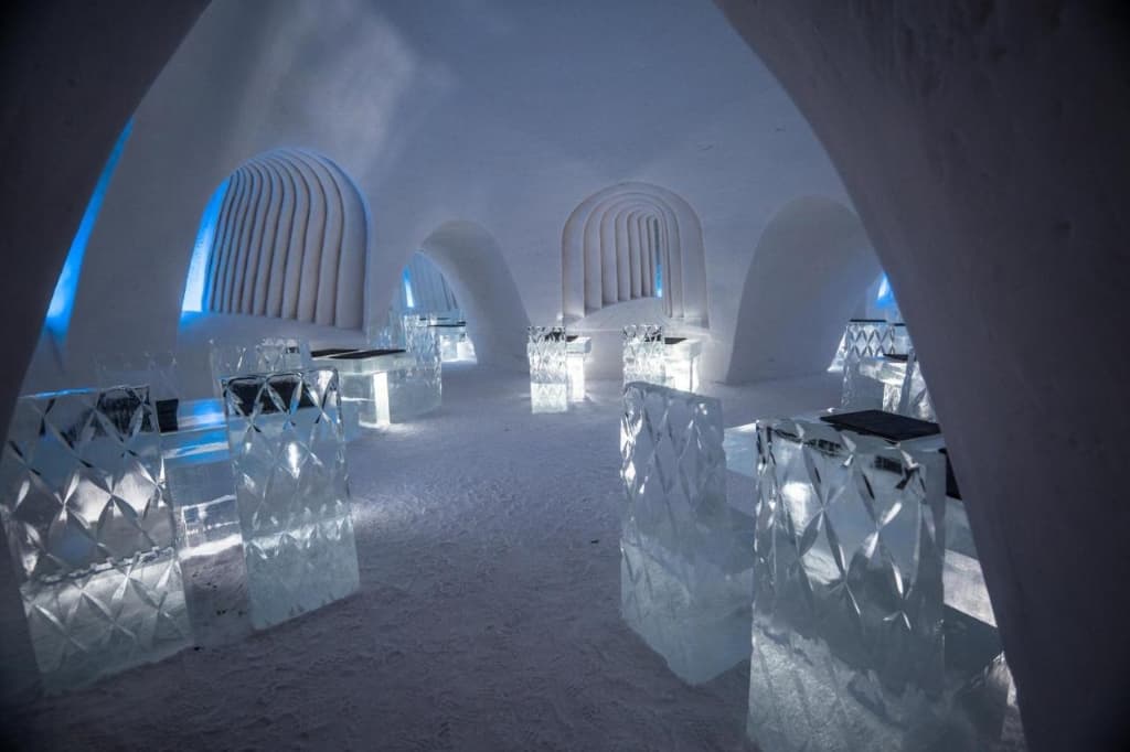 Lapland Hotels SnowVillage - the largest snow hotel in Lapland providing a creative, themed and Instagrammable stay