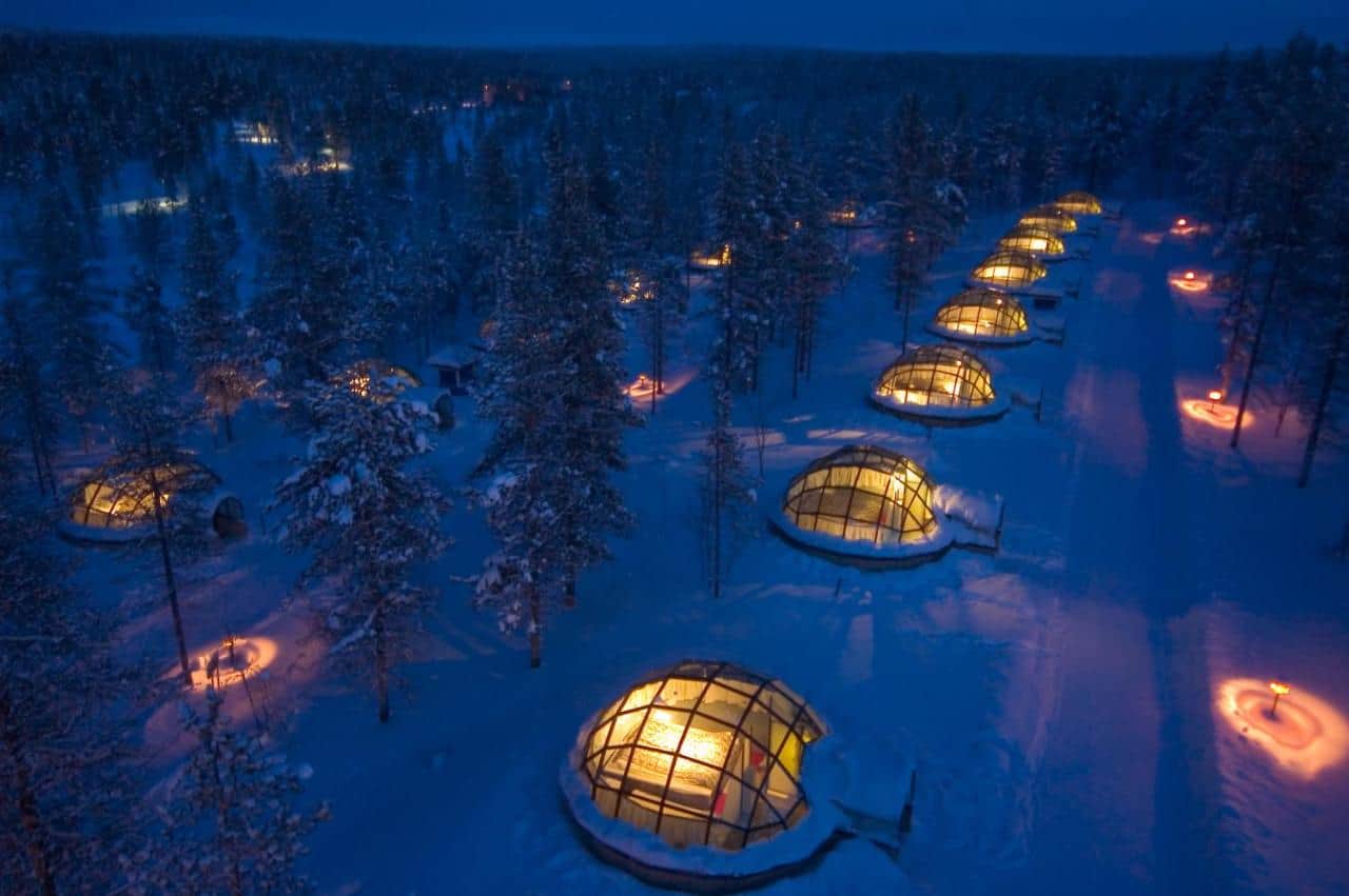 Luxury igloo resort in Finland