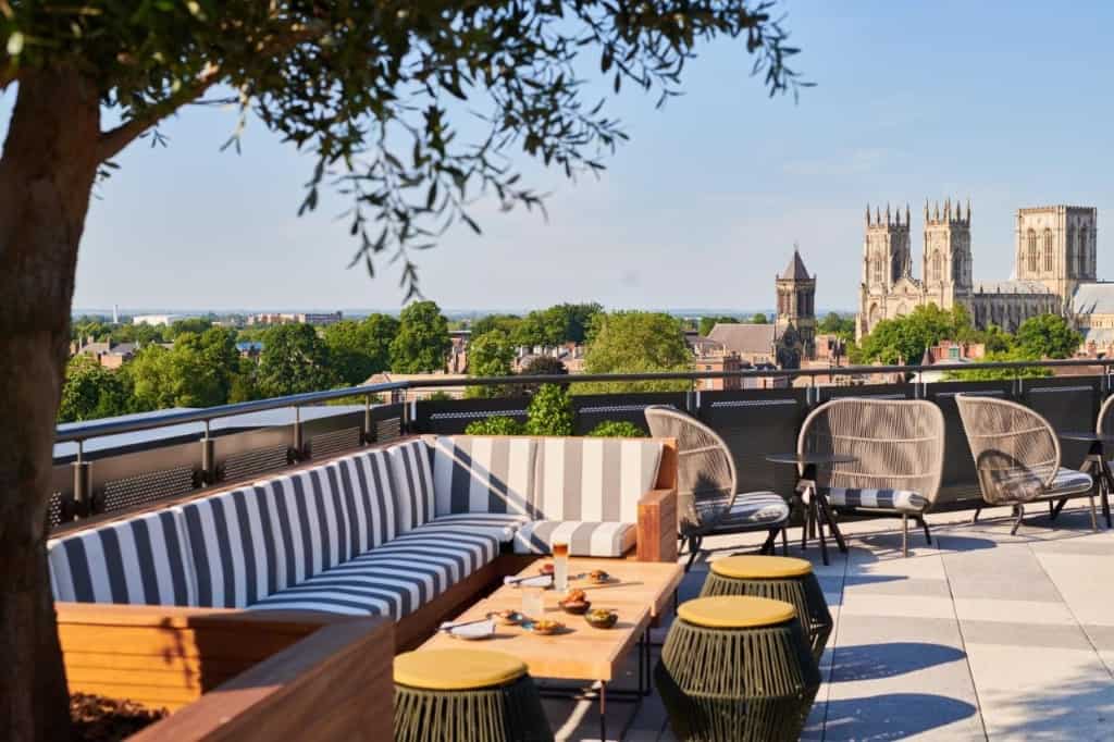 Malmaison York- a trendy, design and eco-friendly hotel featuring an on-site spa and roof top bar