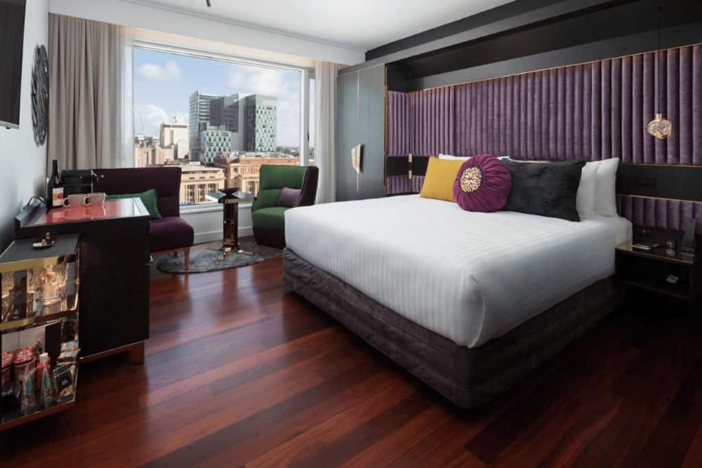 QT Perth - an urban, upscale boutique hotel featuring a rooftop bar and award-winning restaurant