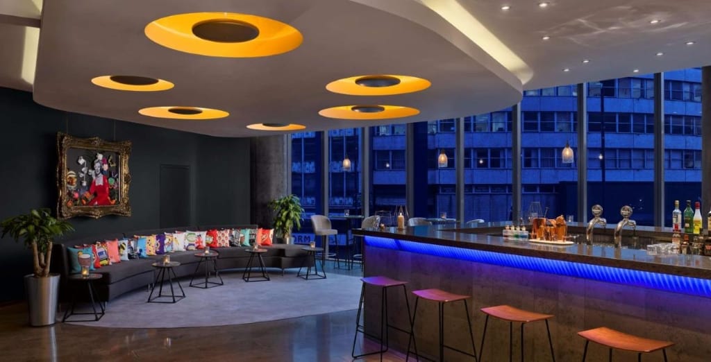 Radisson Blu Hotel, Birmingham - a newly renovated, contemporary and trendy hotel with floor-to-ceiling windows overlooking the city