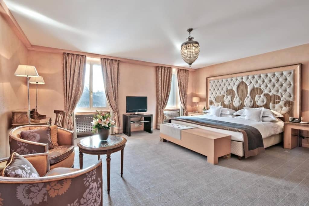 Carlton Hotel St Moritz - The Leading Hotels of the World - an award-winning, extravagant and lavish hotel well known for being the jewel of St. Moritz