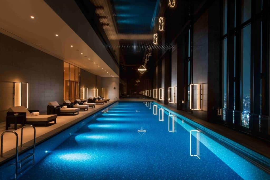 Conrad Osaka - a 5-star, upscale and Instagrammable hotel featuring a Japanese inspired spa and indoor pool