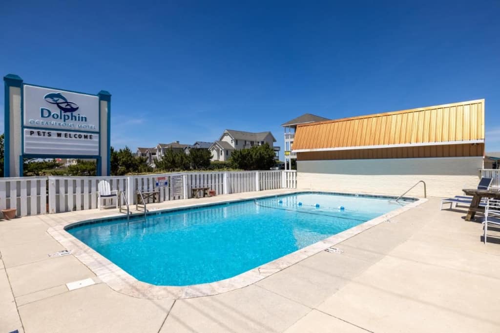 Dolphin Oceanfront Motel - Nags Head - a vibrant, sleek and pet-friendly accommodation steps away from the beach