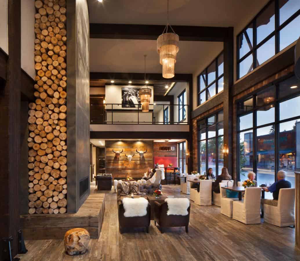 The modern Firebrand Hotel in Whitefish, MT