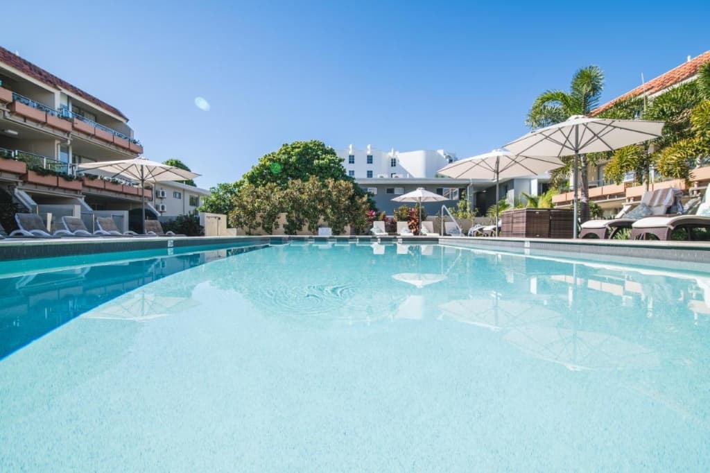 Hotel Laguna - a vibrant, modern and chic accommodation featuring an outdoor pool and BBQ area