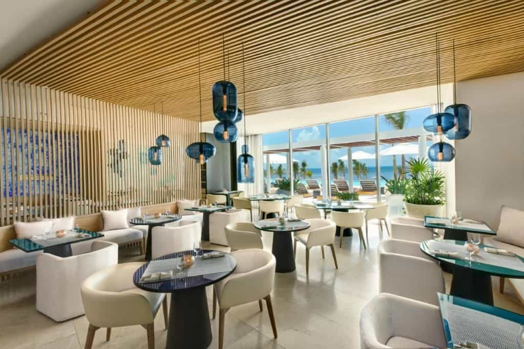 SLS Cancun Hotel & Spa - a sleek, hip boutique hotel with a beach front location and upscale wellness area