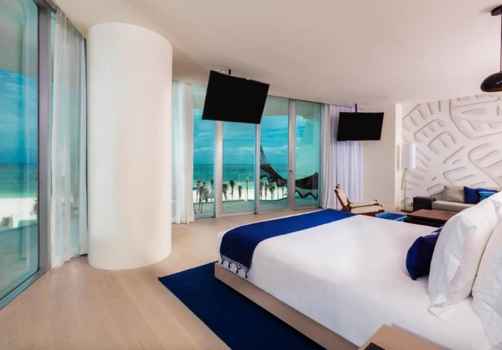 SLS Cancun Hotel & Spa - a sleek, hip boutique hotel with a beach front location and upscale wellness area