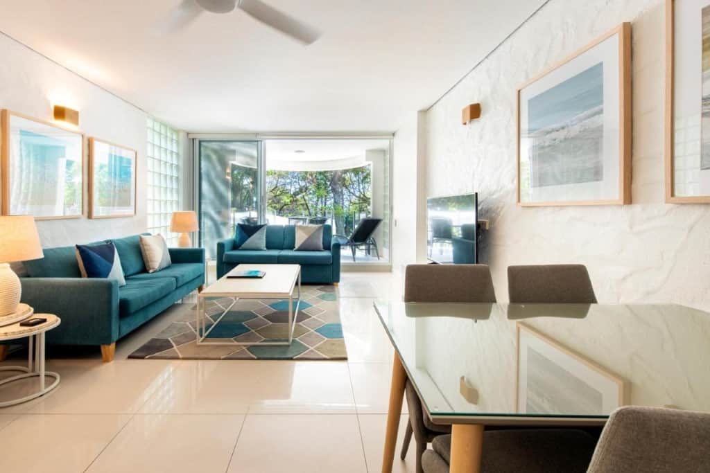 SandCastles Noosa - a beachfront boutique accommodation where guests can enjoy an elegant and quirky-chic stay