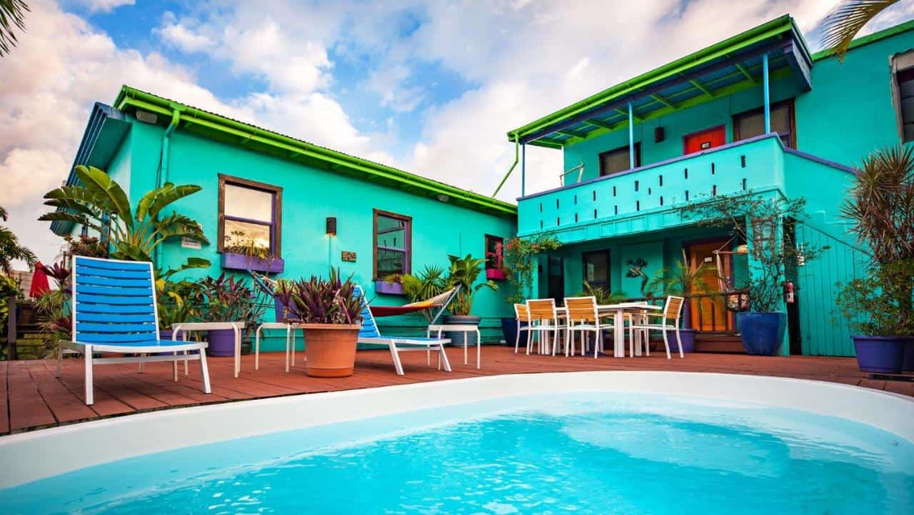 St John Inn - a colorful, kitsch, and a fun boutique hotel to stay in the US Virgin Islands
