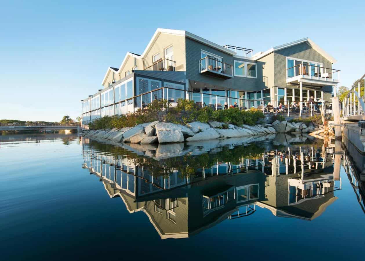 The Boathouse - easily one of the coolest hotels to stay in Kennebunkport perfect for Millennials and Gen Zs