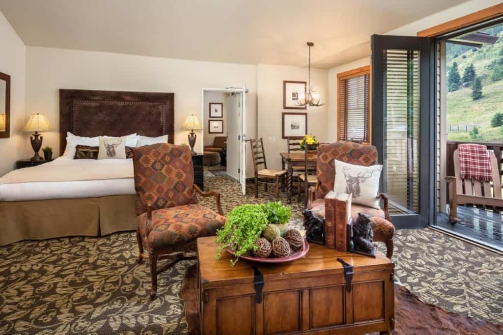 The Hotel Telluride - a European-style, rustic boutique hotel with each room offering guests a breathtaking view of the mountain