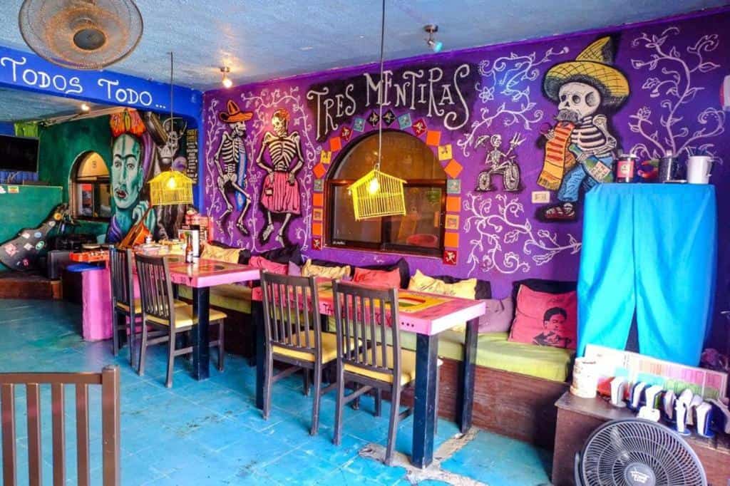 Tres Mentiras Boutique Rooms - a quirky, themed and fun accommodation located in the heart of downtown Isla Mujeres
